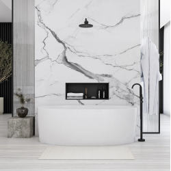 Rea półka podtynkowa 06 30x60x10 czarna Półka Podtynkowa 06 Czarna