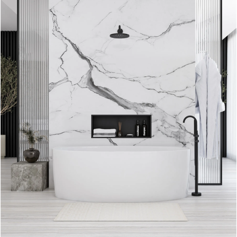 Rea półka podtynkowa 06 30x60x10 czarna Półka Podtynkowa 06 Czarna