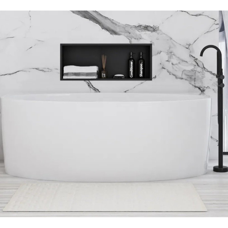 Rea półka podtynkowa 06 30x60x10 czarna Półka Podtynkowa 06 Czarna