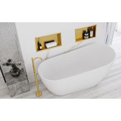 Rea półka podtynkowa 08 30x45x10 złoty szczotkowany Półka Podtynkowa 08 Złoty Szczotkowany