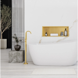 Rea półka podtynkowa 09 30x60x10 złoty szczotkowany Półka Podtynkowa 09 Złoty Szczotkowany