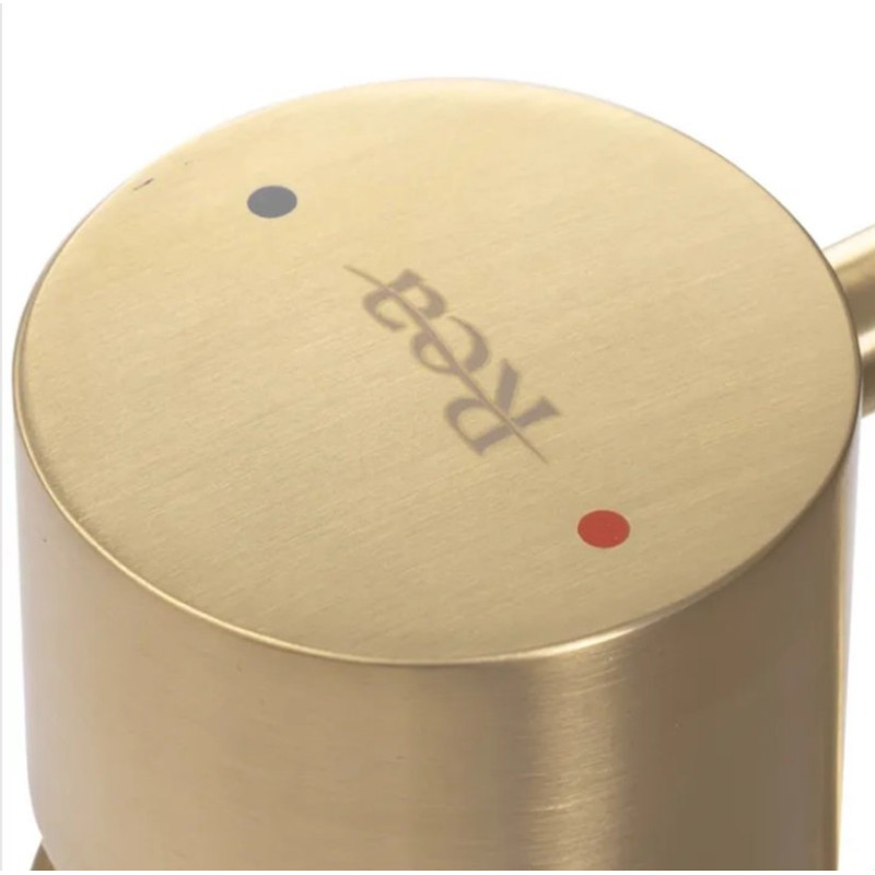 Rea bateria umywalkowa wysoka Tess Złota Szczotkowana