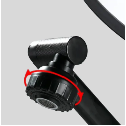 Rea bateria umywalkowa wysoka Paco Czarna