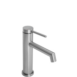 Rea bateria umywalkowa niska Foss Nikiel Szczotkowany