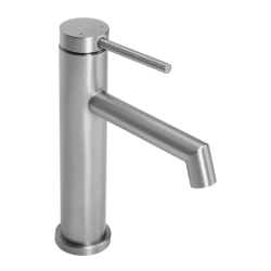 Rea bateria umywalkowa niska Foss Nikiel Szczotkowany