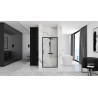 Rea drzwi prysznicowe 90x195 Rapid Swing Black