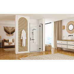 Rea drzwi prysznicowe hugo black 100 Hugo Black