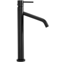 Rea bateria umywalkowa wysoka Level Czarna