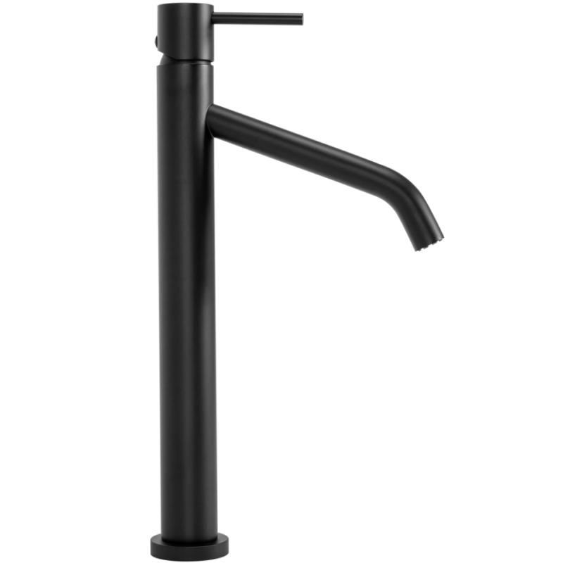 Rea bateria umywalkowa wysoka Level Czarna