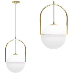 Złota Lampa Matt, Elegancki Styl APP1674-1CP - Oświetlenie Premium dla Twojego Wnętrza