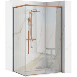 Rea kabina prysznicowa 80x100x195 szkło transparent Solar Brush Cooper