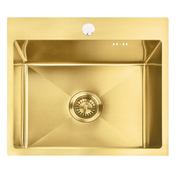 Rea zlewozmywak kuchenny Leo 50 Brush Gold