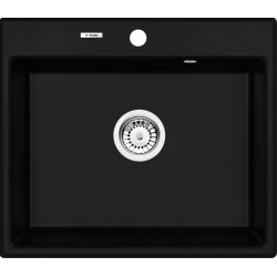 Deante zlewozmywak Andante nero granit 1k 600x520x210