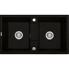 Deante zlewozmywak Eridan nero granit 2k b/o 860x500x220, 3,5