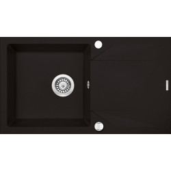 Deante zlewozmywak Evora nero granit 1k z/o 780x440x193, 3,5