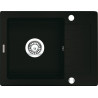 Deante zlewozmywak Zorba nero granit 1k z/ko 580x440x164, 3,5