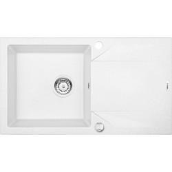 Deante zlewozmywak Evora alabaster granit 1k z/o 780x440x193, 3,5