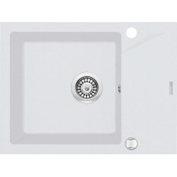 Deante zlewozmywak Evora alabaster granit 1k z/ko 590x440x193, 3,5