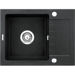 Deante zlewozmywak Zorba grafit metalik granit 1k z/ko 580x440x164 3,5