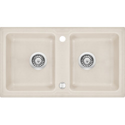Deante zlewozmywak Zorba beż granit 2k b/o 780x435x180, 3,5