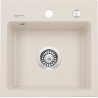 Deante zlewozmywak Zorba beż granit 1k b/o 440x440x184 3,5