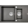 Deante zlewozmywak Andante antracyt metalik granit 1,5k z/o 780x490x194, 3,5