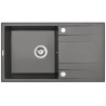 Deante zlewozmywak Eridan antracyt metalik granit 1k z/o 860x500x203, 3,5