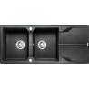 Deante zlewozmywak Andante grafitowy granit 2k z/o 1160x500x224, 3,5