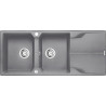 Deante zlewozmywak Andante szary granit 2k z/o 1160x500x224, 3,5