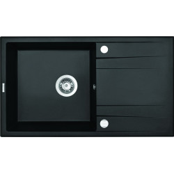 Deante zlewozmywak Eridan grafit metalik granit 1k z/o 860x500x203, 3,5