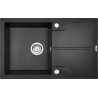 Deante zlewozmywak Andante flush grafit metalik granit 1k z/o 780x490x194, 3,5