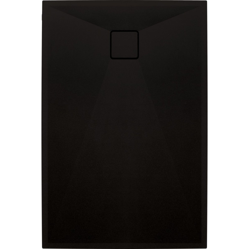 Deante brodzik Correo prostokątny, nero granitowy, 100x90 cm