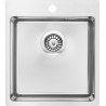 Deante zlewozmywak Olfato stal szczotkowana 1k b/o, 450x505x200, 3,5"