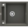 Deante zlewozmywak Magnetic antracyt metalik granit 1k 560x500x219, 3,5