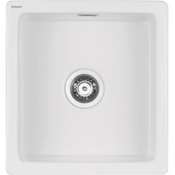 Deante zlewozmywak Sabor ceramiczny bianco mat 1k b/o 450x478x215