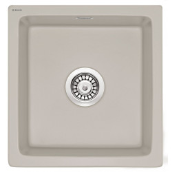 Deante zlewozmywak Sabor ceramiczny cappuccino mat 1k b/o 450x478x215