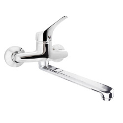 Deante bateria Joko chrom zlewozmywakowa ścienna