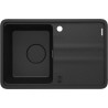 Deante zlewozmywak Momi grafit metalik granit 1k z/ko 670x440x230 mm