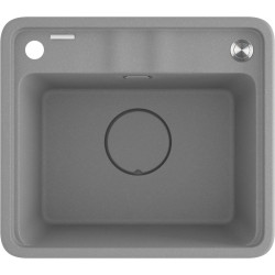 Deante zlewozmywak Momi szary metalik granit 1k 440x500x230 mm