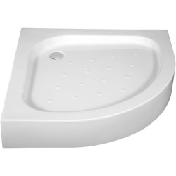 Deante brodzik Funkia półokrągły, 5 cm głębokości, kompakt, 90 cm