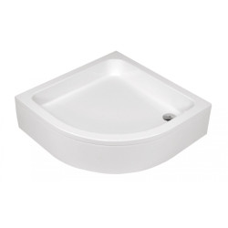 Deante brodzik Plus II półokrągły, akrylowy, 12 cm głębokości, z nóżkami, 80 cm