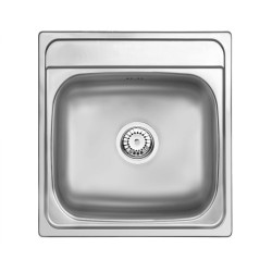 Deante zlewozmywak Mercato dekor 1k b/o 410x440x165, 3,5"