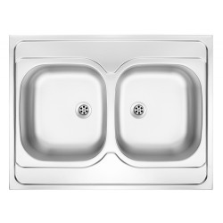 Deante zlewozmywak Tango satyna 2k b/o 800x600x130, 2