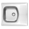 Deante zlewozmywak Techno dekor 1k z/ko 580x510x150, 3,5"