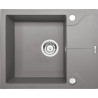 Deante zlewozmywak Andante szary metalik granit 1k z/ko 590x490x194, 3,5