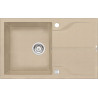 Deante zlewozmywak Andante piaskowy granit 1k z/o 780x490x194, 3,5