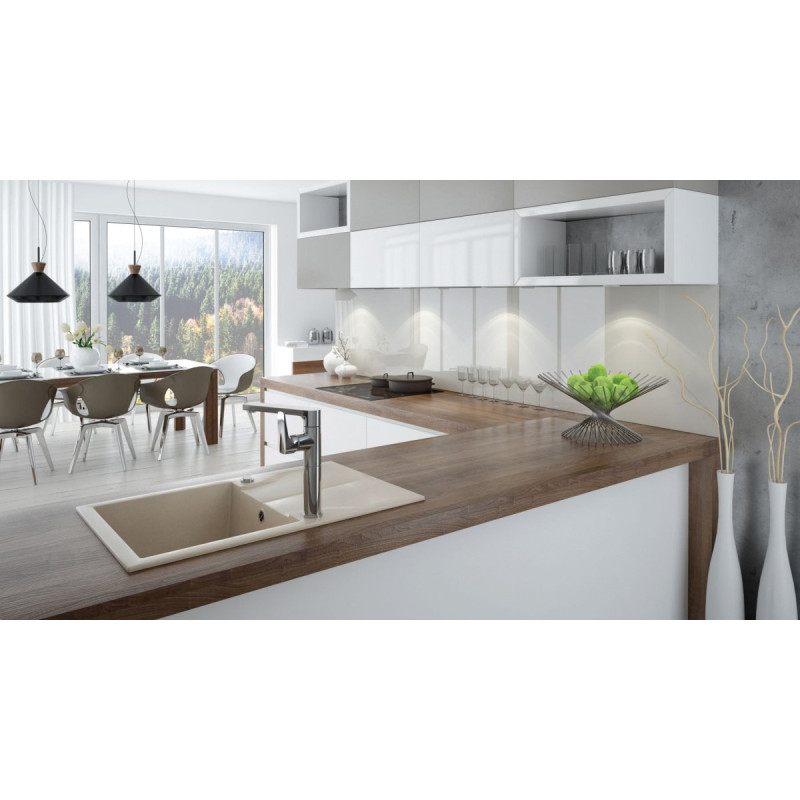 Deante zlewozmywak Andante piaskowy granit 1k z/o 780x490x194, 3,5