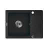 Deante zlewozmywak Zorba grafitowy granit 1k z/ko 580x440x164, 3,5
