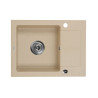 Deante zlewozmywak Zorba piaskowy granit 1k z/ko 580x440x164, 3,5