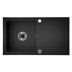 Deante zlewozmywak Zorba grafitowy granit 1k z/o 760x440x160, 3,5